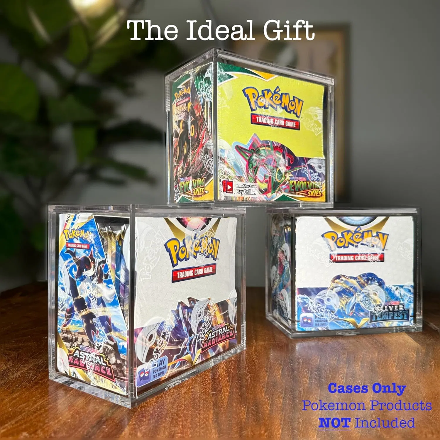 Factory Wholesale Magnetic Acrylic Pokemon Booster Case Display Box for Etb