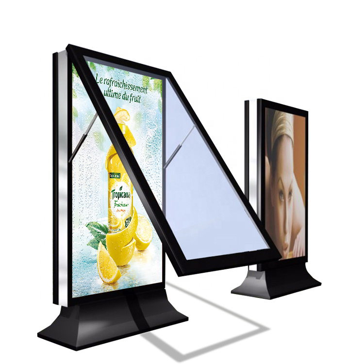 Outdoor Full Color Aluminum P8 LED Mupi Light Box Customization