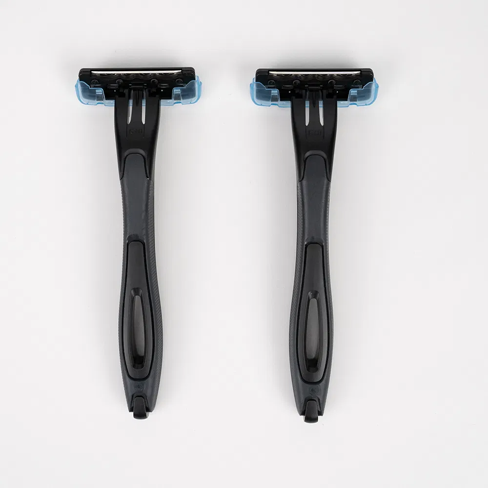 Disposable Straw Blade Shaving Razor with 2 Blades Eco-Friendly Design