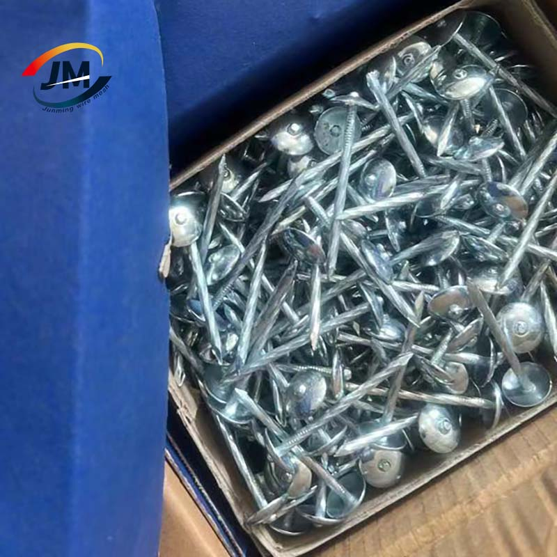Plain Screw Shank Corrugate Roofing Nails 3.15mm X 18mm X60mm to Ethiopia