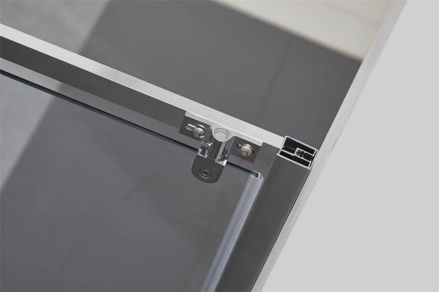 Bathroom 900mm Tempered Glass Pivot Shower Door