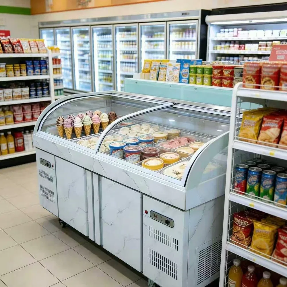 High-Efficiency Meat Cooler Refrigerator for Supermarket Display Needs