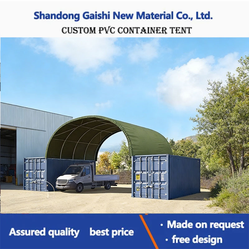 Container Shelters Warehouse Storage Tent PVC Storage Shelter Manufacturer Container Canopy Garage
