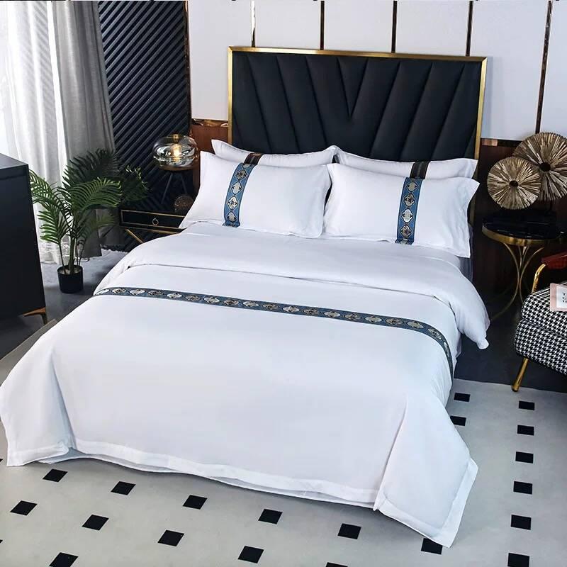 Luxury Cotton Sateen 4-Piece Bedding Set