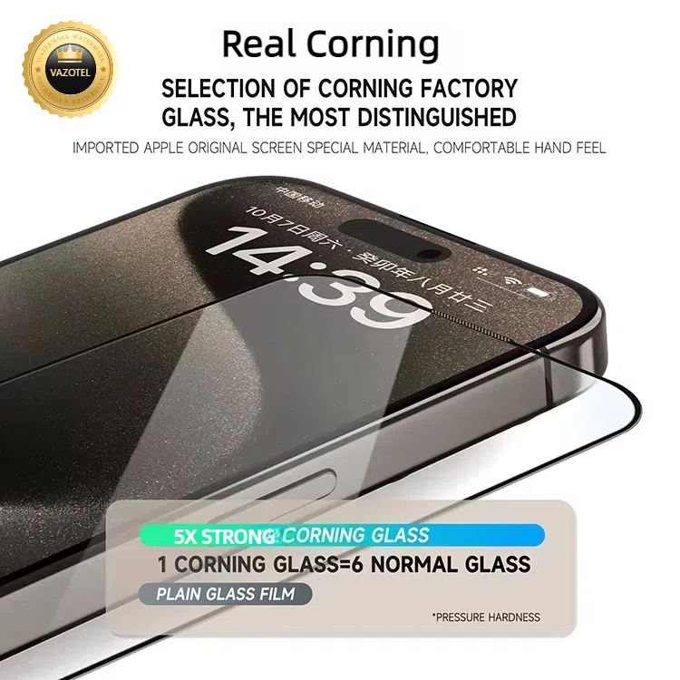 Защитное стекло 5X для iPhone X-17 PRO Max, 2.5D