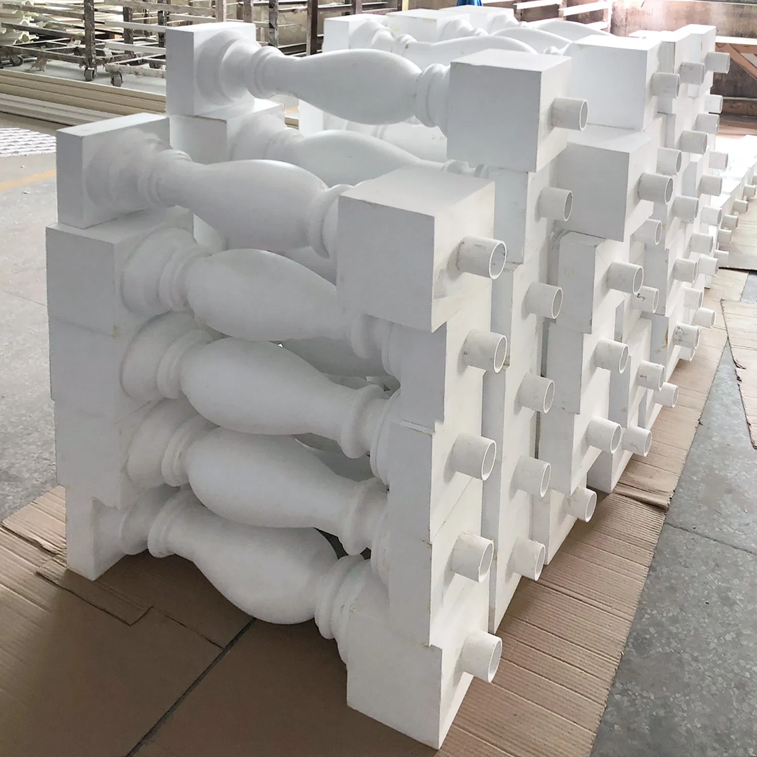 Auuan Easy to Install Lightweight Stair Balustrade PU Outside Handrails Railing