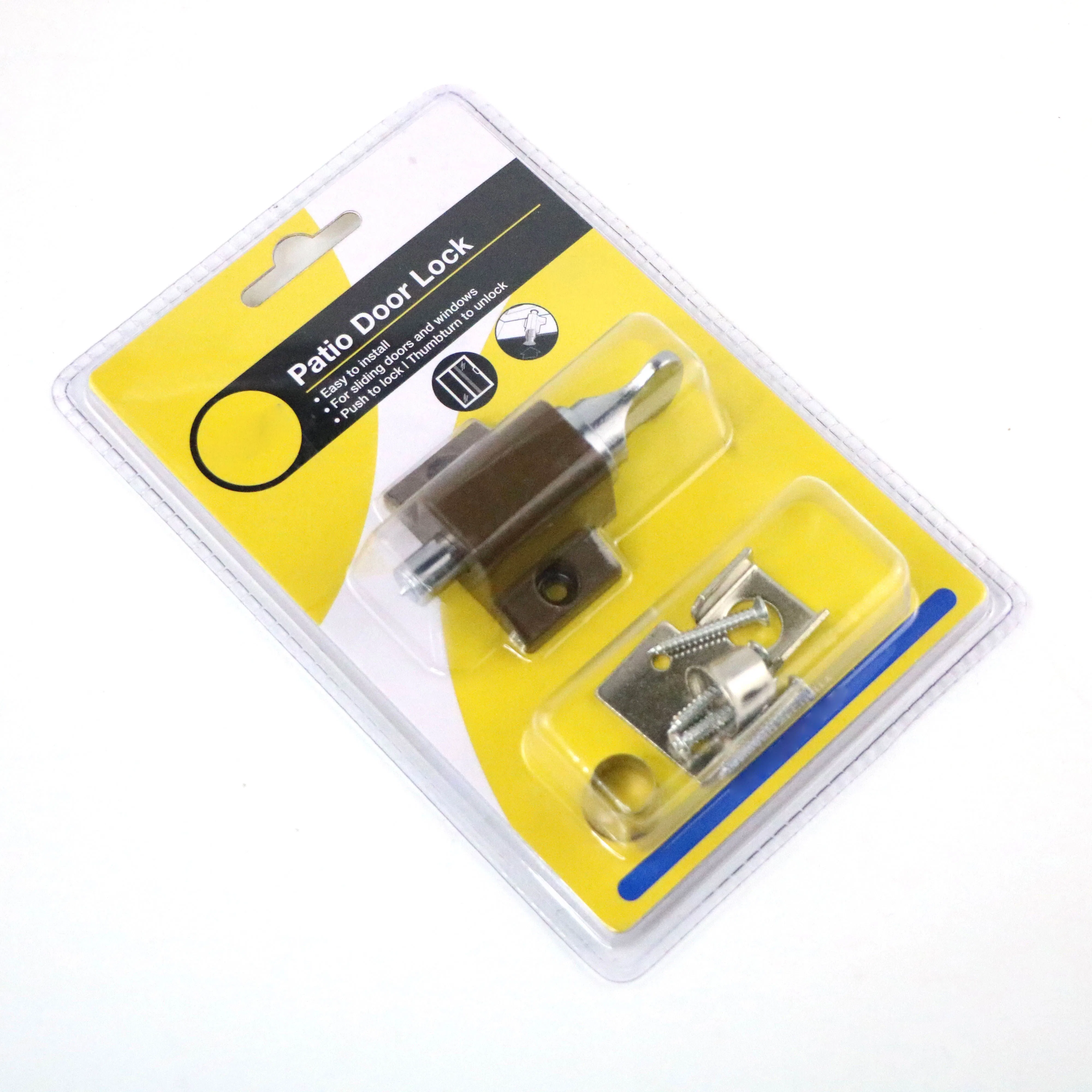 Zinc Alloy Combination Sliding Doors Windows Safety Child Restrictor Press Lock