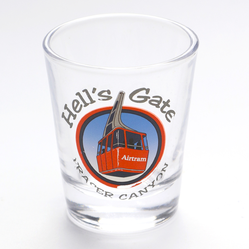 Wholesale Custom Logo Printing 2oz Souvenir Frosted Glass Shot Glasses