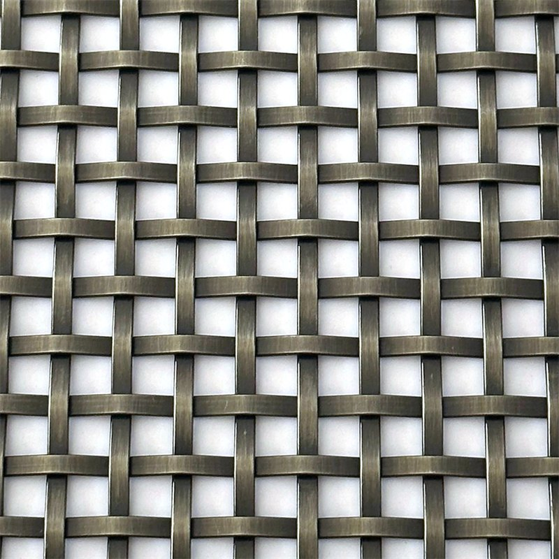 Golden Decorative Metal Mesh Curtain Baking Painted for Luxury Restaurant Private Room Divider & Wall Cladding