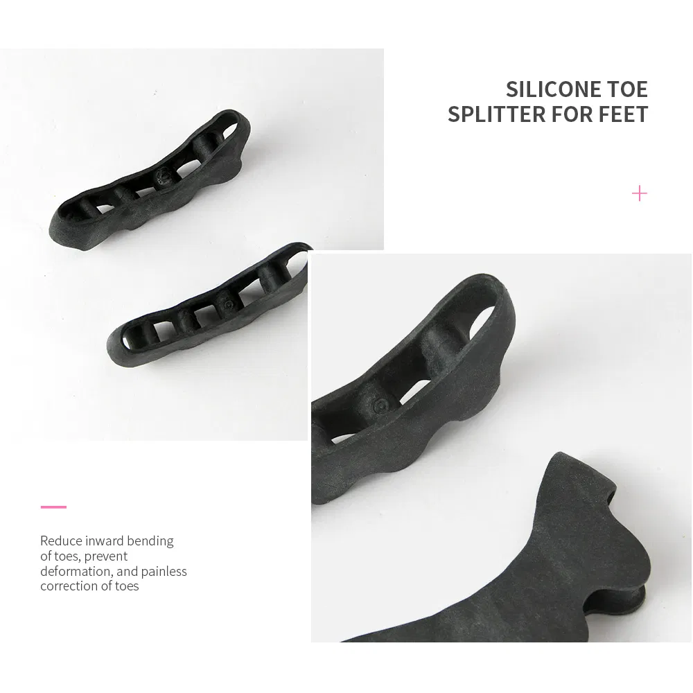 Foot Care Gel Toe Separator Stretcher Wholesale Silicone Five Toe Spacer Posture Bunion Corrector