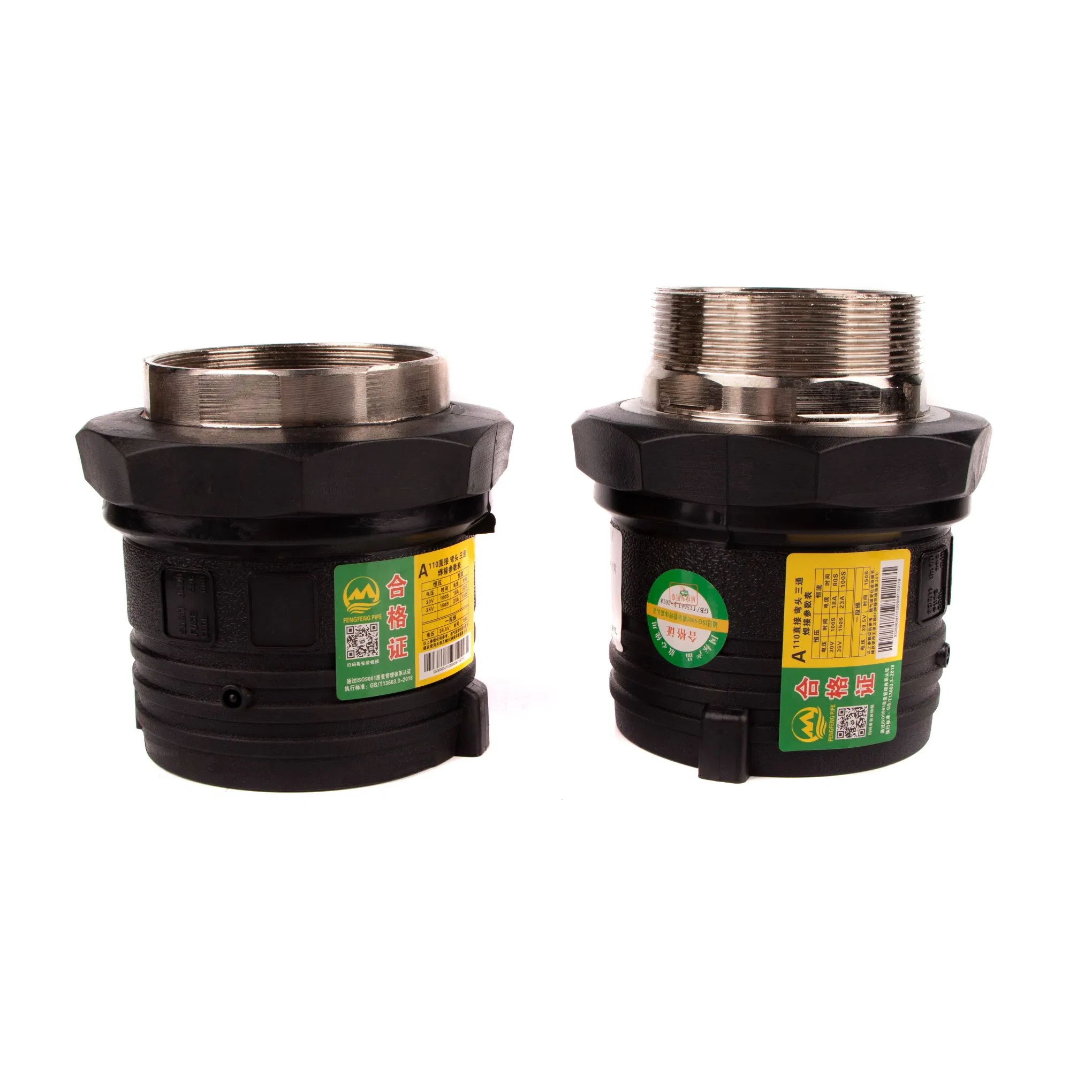 Electrofusion Fitting HDPE Pipe Fitting 63mm Electrofusion Female Thread Coupler