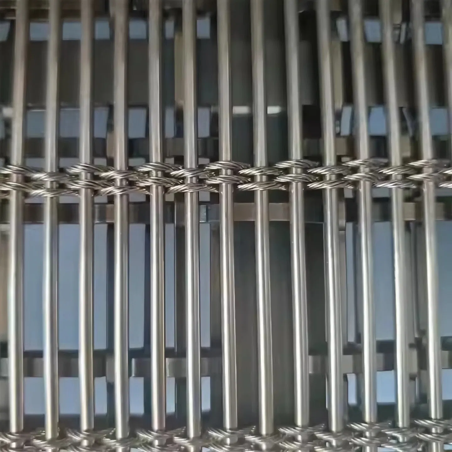 Copper-Plated Stainless Steel Wire Mesh Panel Home Decoration Metal Grid Board Design Woven Woven Wire Mesh Products