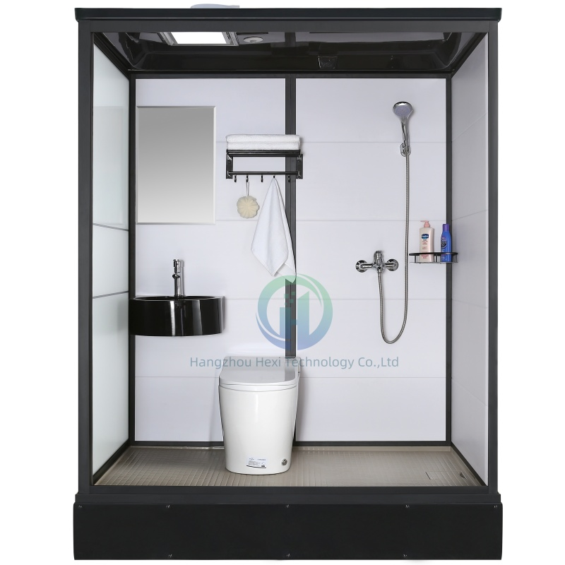 Quick Install Customized Black Frame Bathroom Shower Room for Multiple Applications