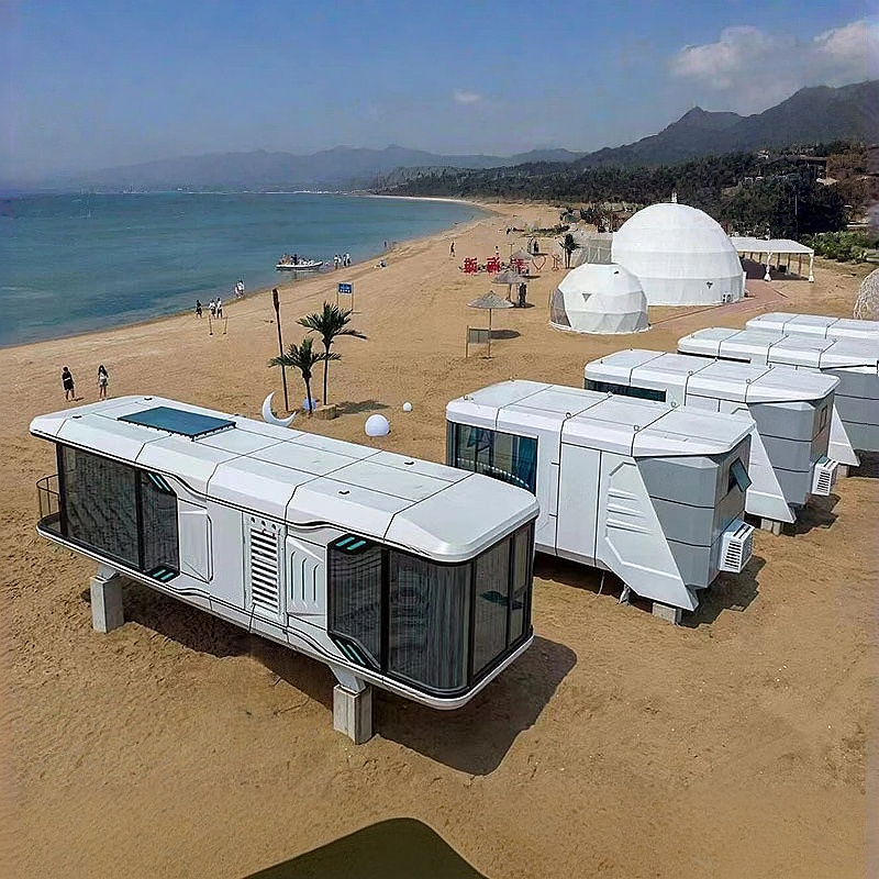 Prefab Modern House – Sandwich Panel Container Capsule Home for Easy Transport and Assembly