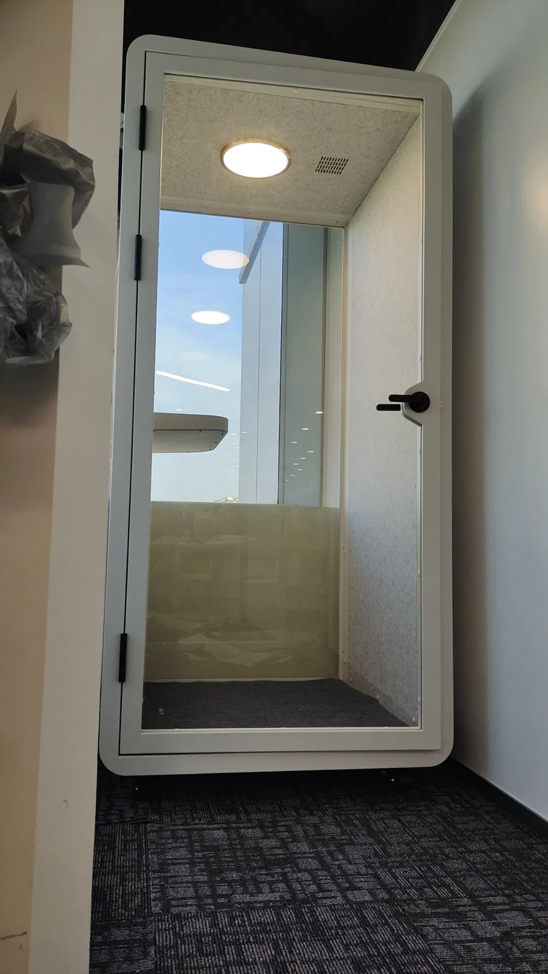 Fast Installation Acoustic Office Live Video Room Soundproof Acoustic Office Pod Private Movable Telephone Call Phone Booth