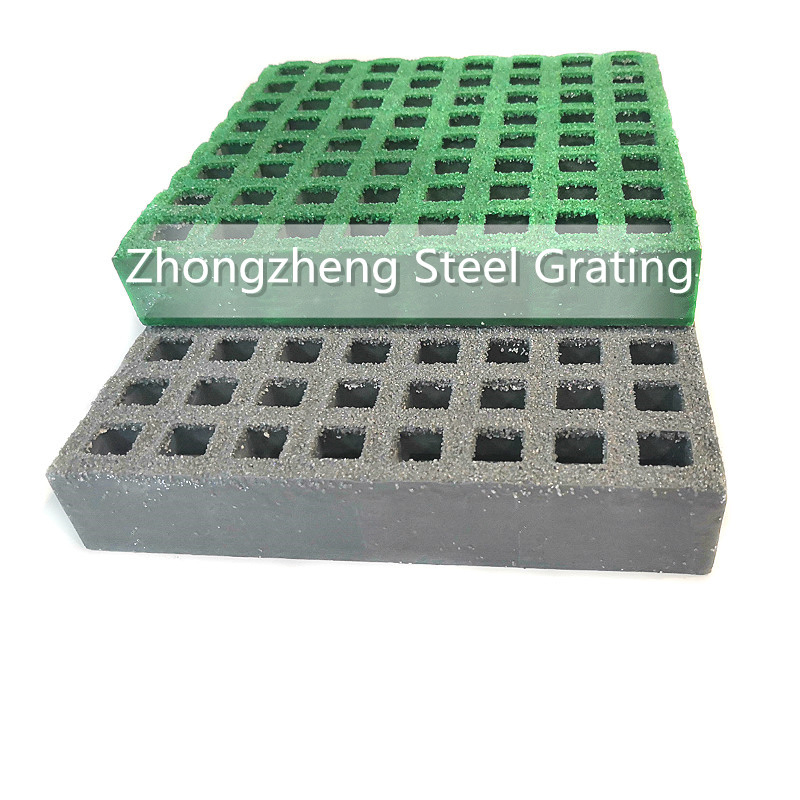 Composite FRP GRP Anti-slip/Concave / Grit Fiberglass Mesh Pultruded Bar Grating