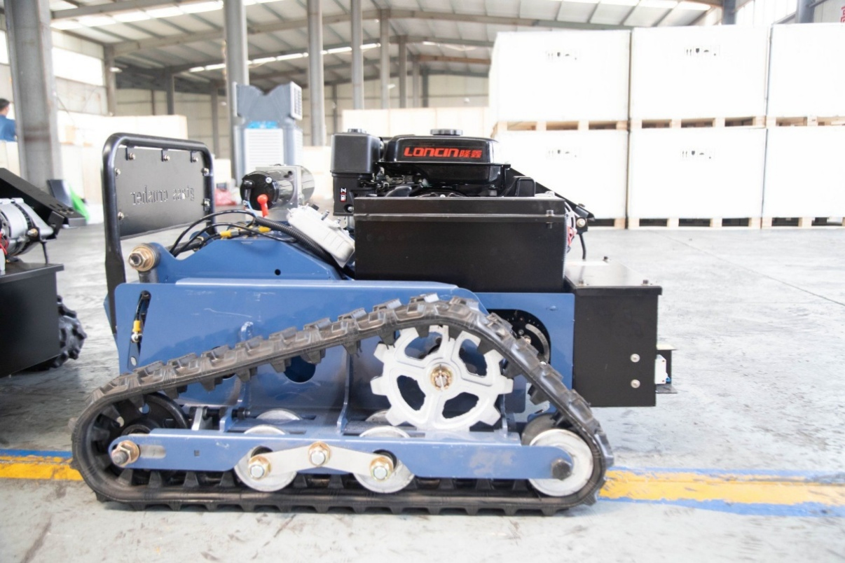 Мощная газонокосилка с аккумулятором и противоскользящим покрытием