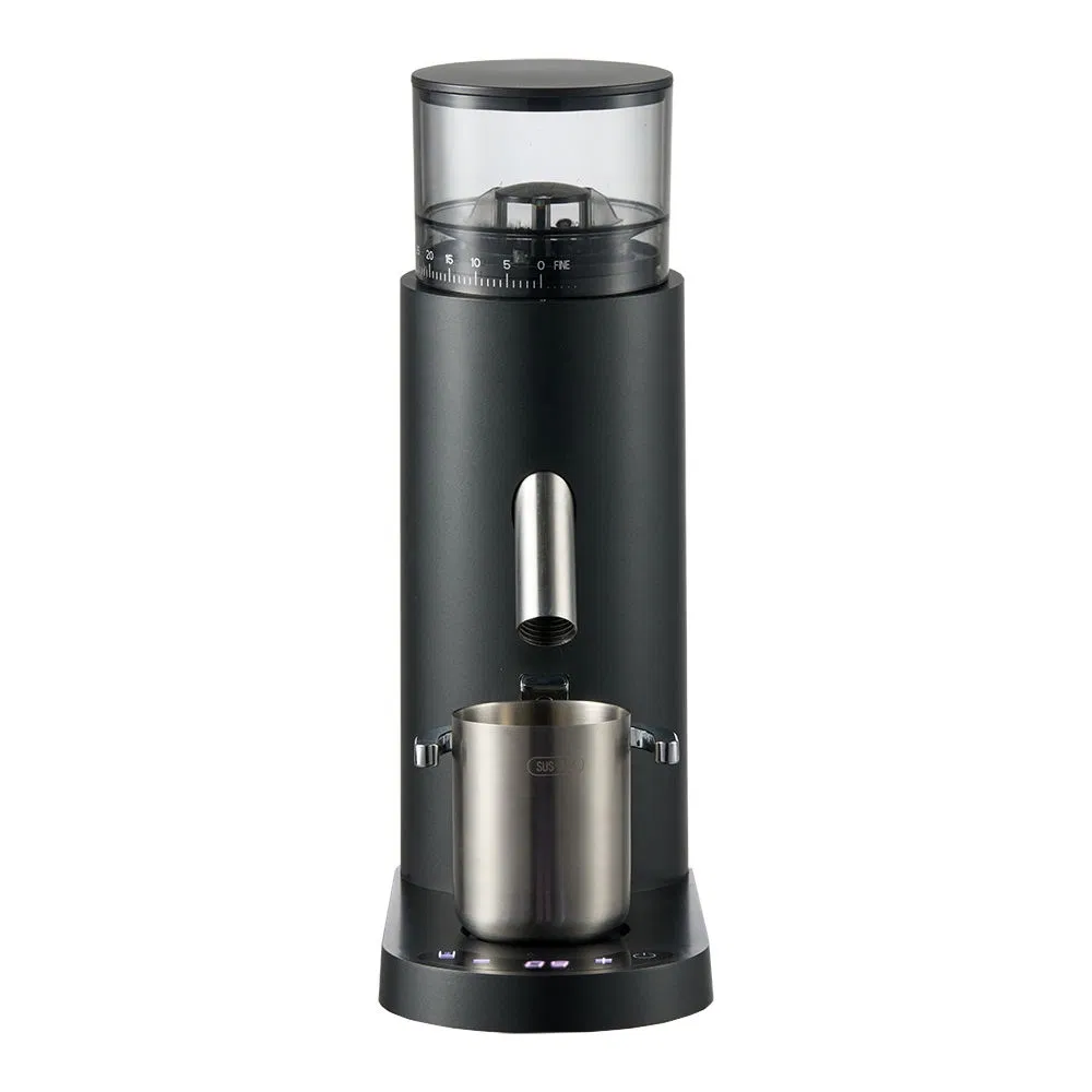 40mm Titanium Burr Electric Coffee Grinder Machine, 19 Gears Thickness Adjustment Coffee Beans Grinder for Drip, French Press & Cold Brew