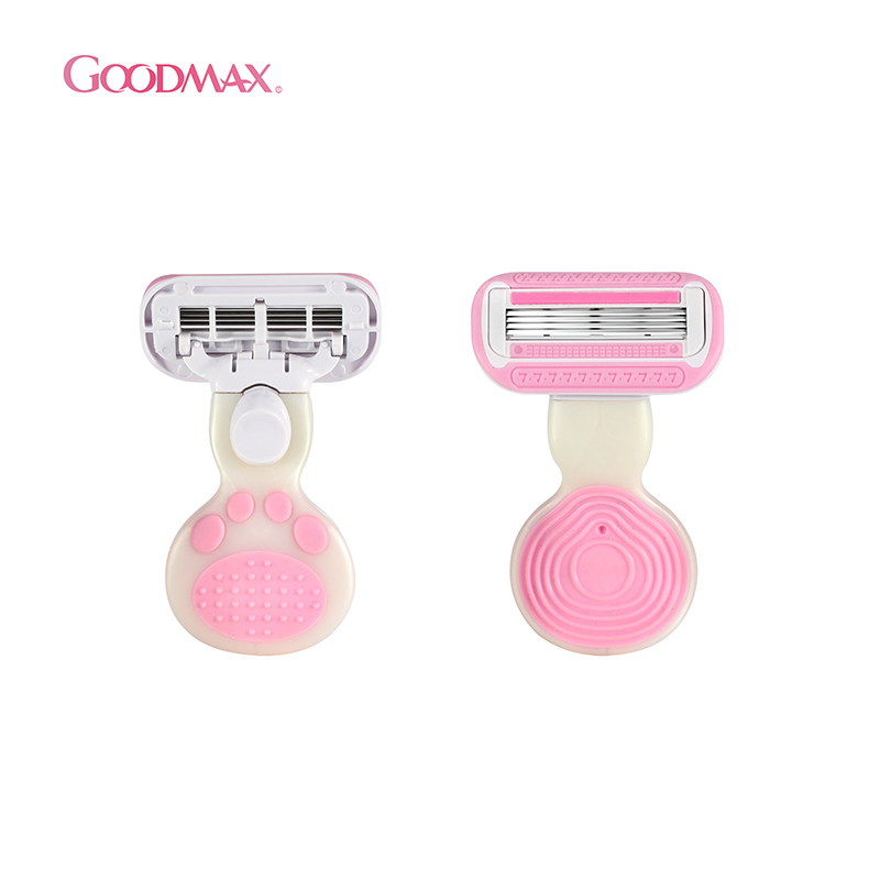 Four Blade Travel Lady Razor Open Back Design