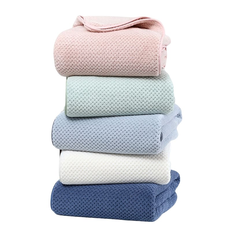 Luxury White Hotel Bathroom Organic 100% Cotton Bath Towels
