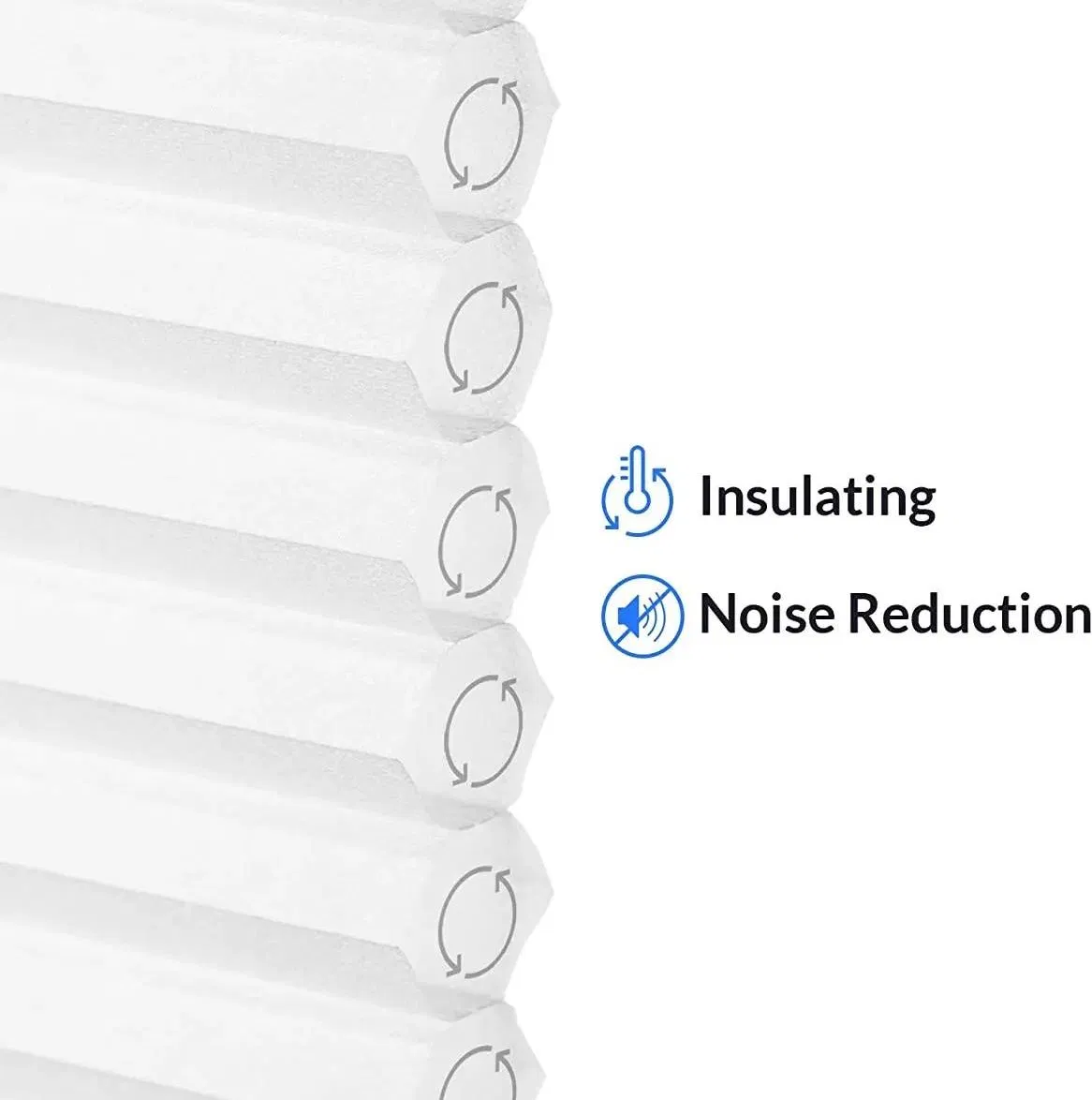 Side Tracks Honeycomb Curtain Thermal Cellular Blinds Shades