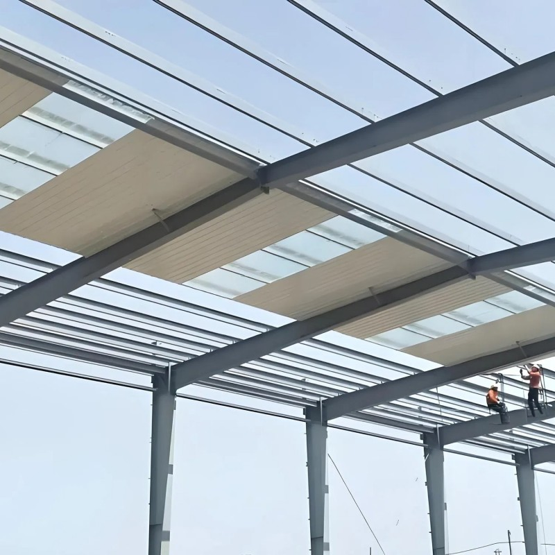 Customized Column Ridge China Steel Structure Metal Building for Sale