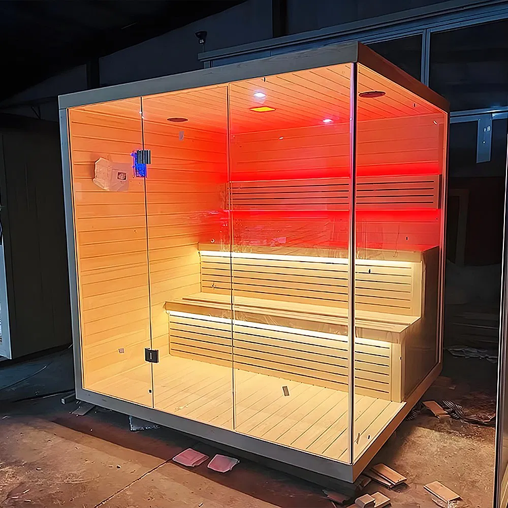 Design Computer Control Stove Sauna Hemlock Wood Sauna House