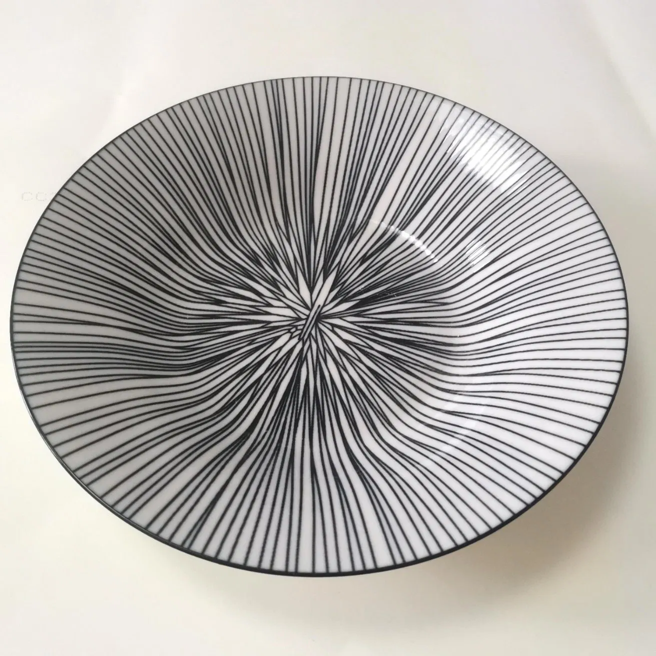 9"Soup Plate Stamp Decal Porcelain Ceramics Tableware