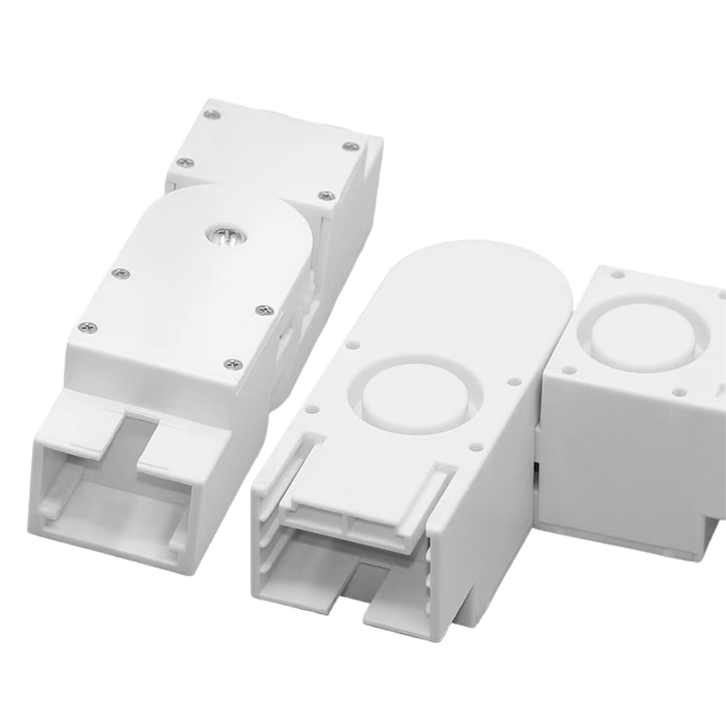 Manufacture 90-270 Degree Motorized Curtain Track Rail Corner Connector