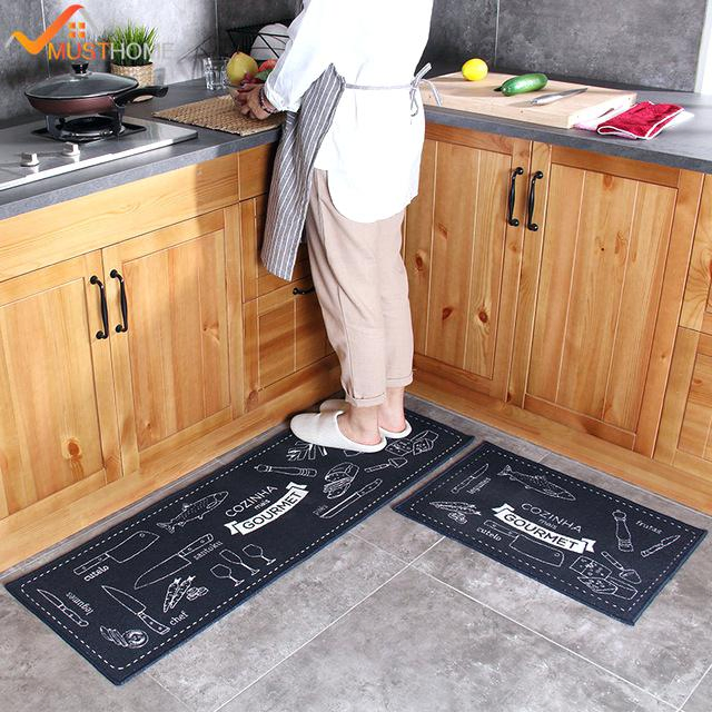 Waterproof Washable Absorbent Floor Mat for Kitchen Mat