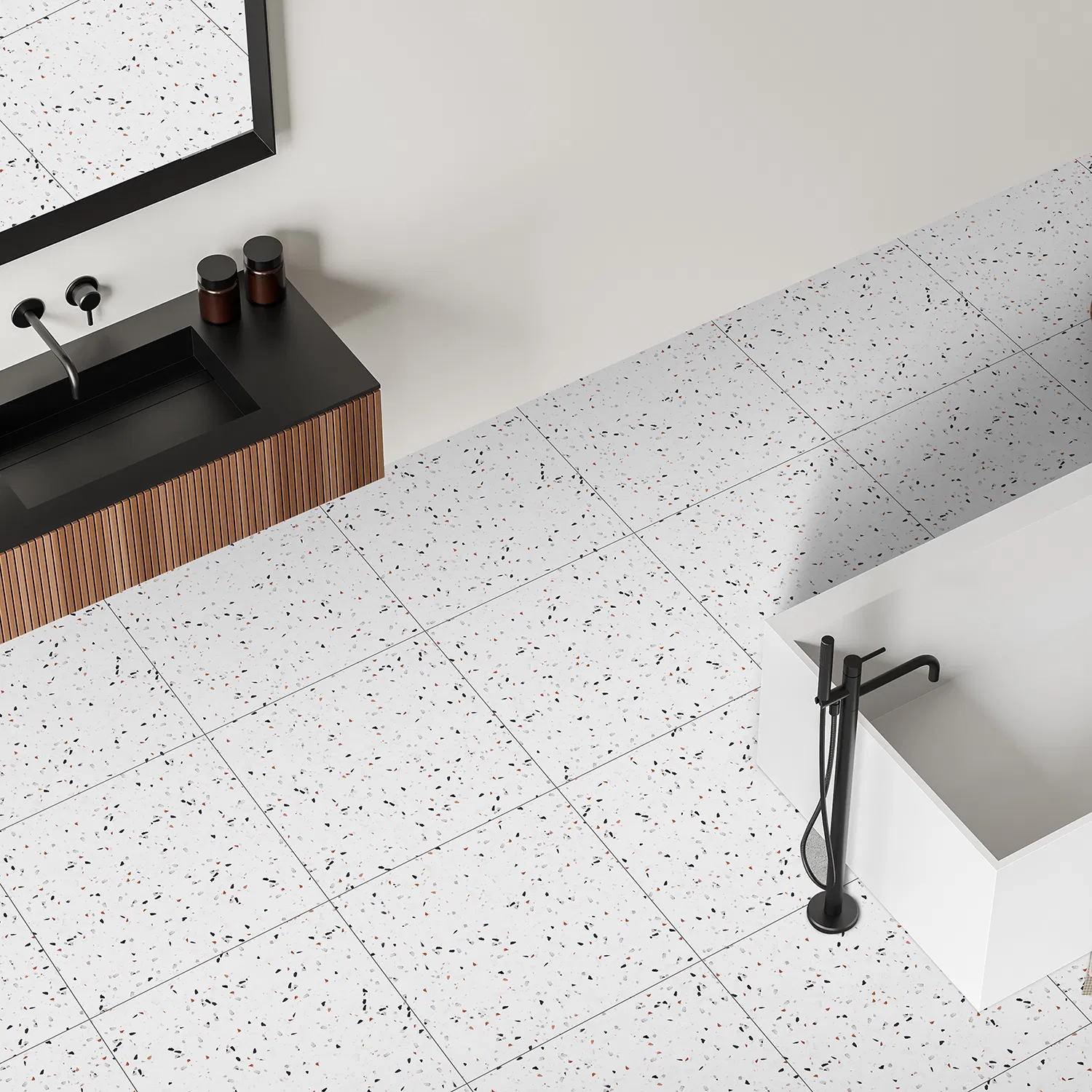 Pink Terrazzo Tile for Outdoor Building 600*600mm Best Price