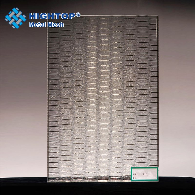 Architectural Decorative Mesh Mesh Laminated Glass for Subway Stations