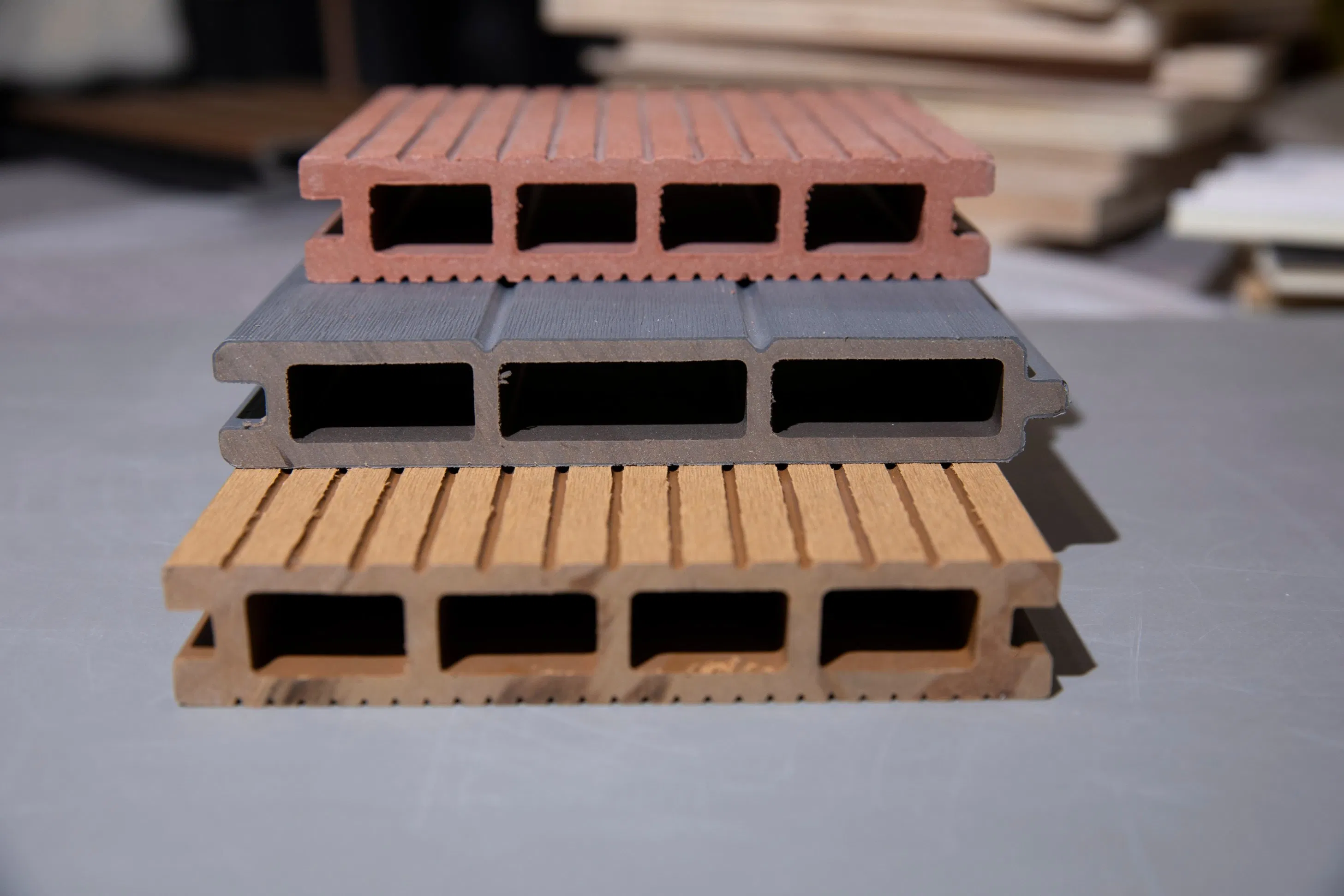 Top Selling WPC Wall Panel 3D Wood Grain Weatherproof Exterior Cladding