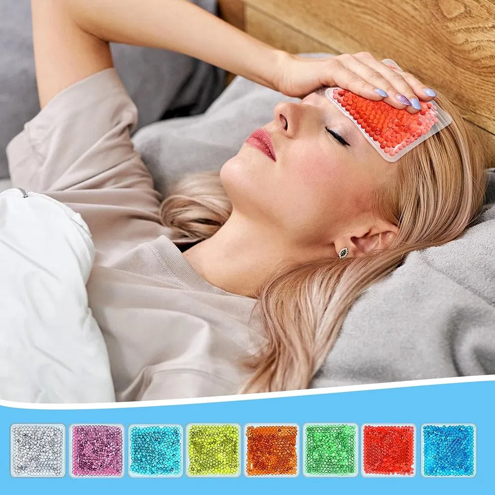 Branded Logo Gel Beads Ice Pack Square Hot Cold Packs Reusable Hot and Cold Gel Ice Pack Wholesale for Cooler