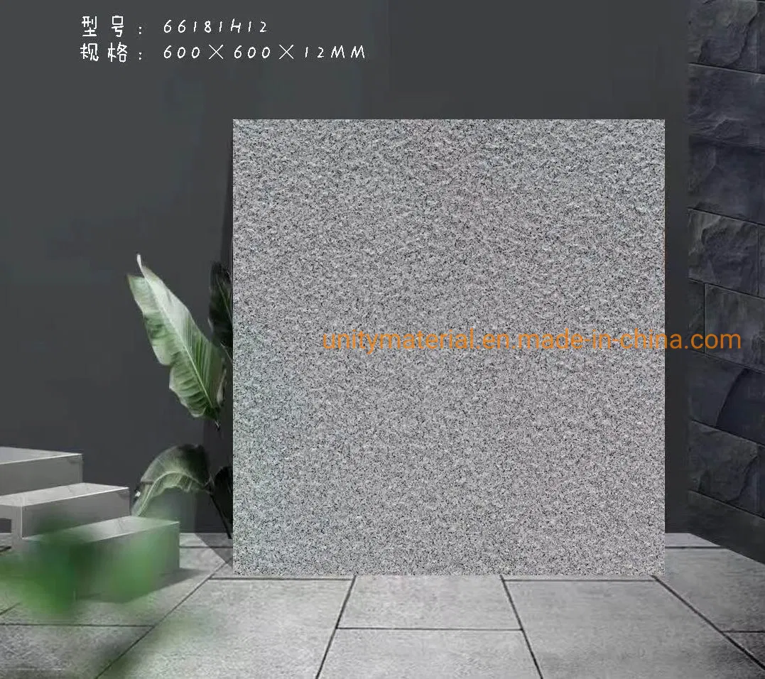20mm Thick Full Body 600X600/600X1200mm Non-Slip Exterior Paving Stone Anti Slip Outdoor Paving Floor Bricks Porcelain Tile