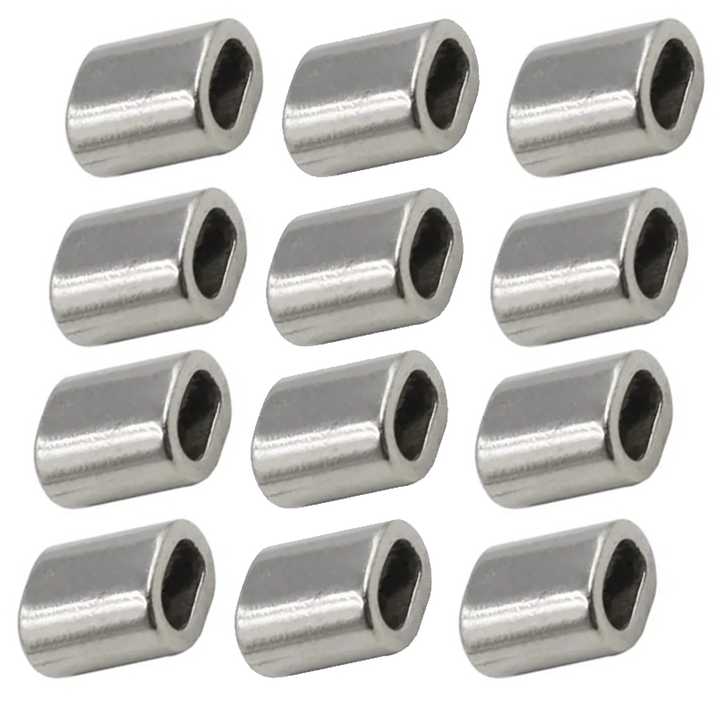 Durable Stainless Steel Crimp Clamps for Heavy-Duty Wire Rope