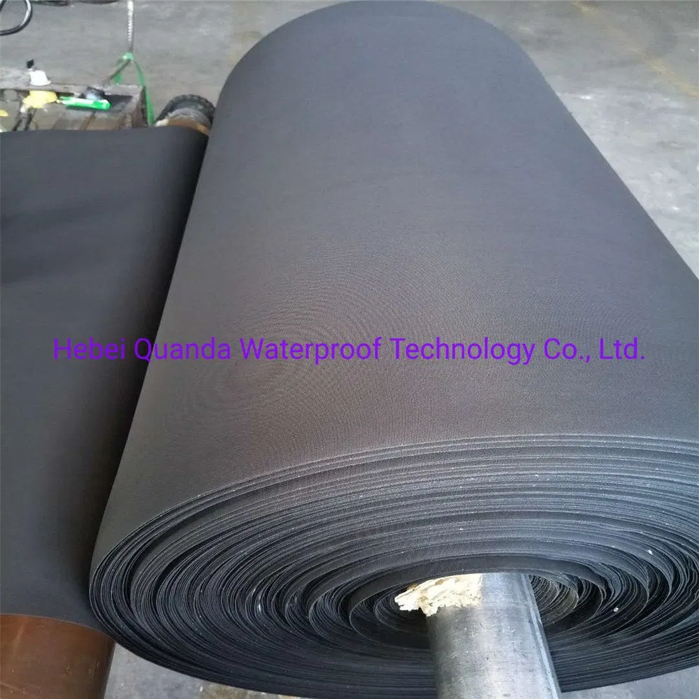 Black EPDM Waterproof Fireproof Tarpaulin Rubber Sheet