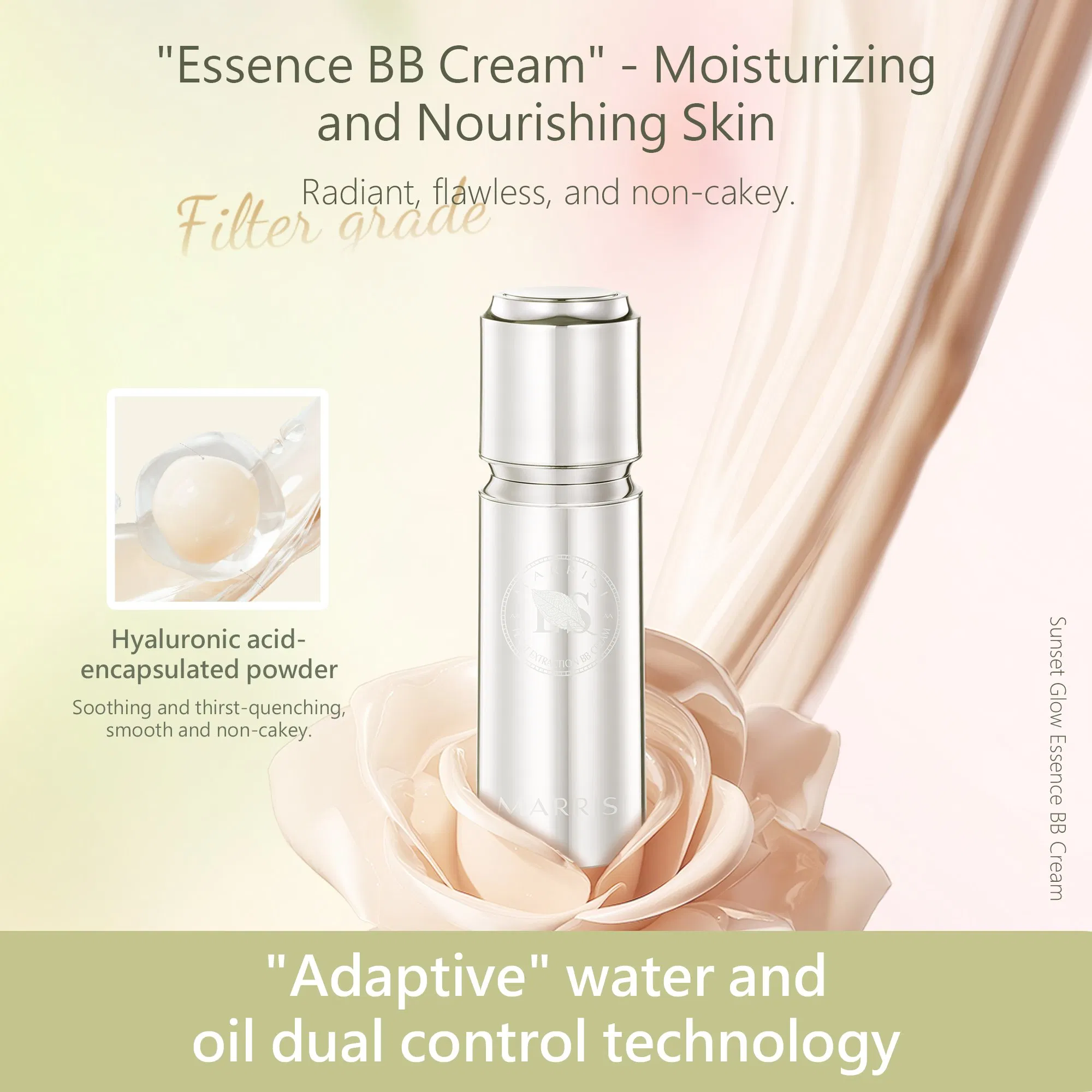 Private Label Waterproof Long-Lasting Full Coverage Moisturizing Bb Cream