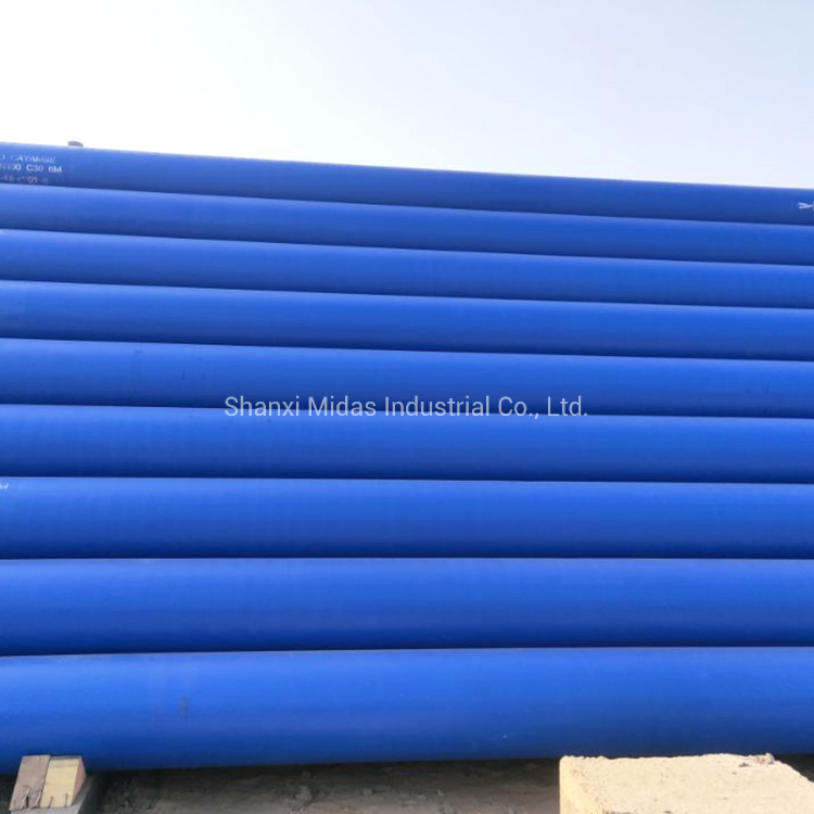 ISO2531 700mm Centrifugal Ductile Cast Iron Di Tyton Pipe for Water Supply