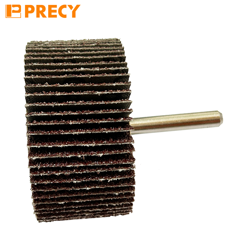 Abrasive Sanding Wheel with Brown Aluminium Oxide Blades 60X30 G60