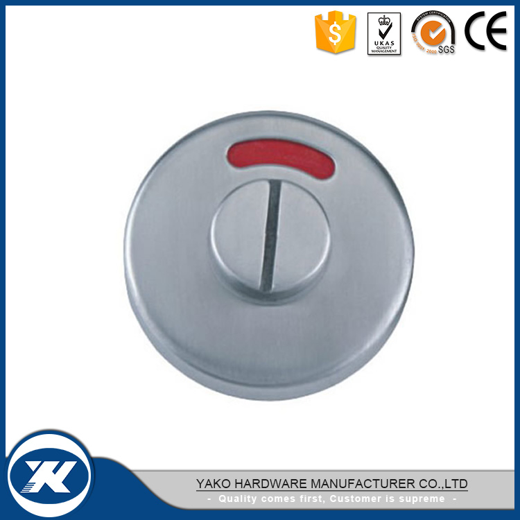 Индикаторная ручка для стеклянной двери туалета из нержавеющей стали