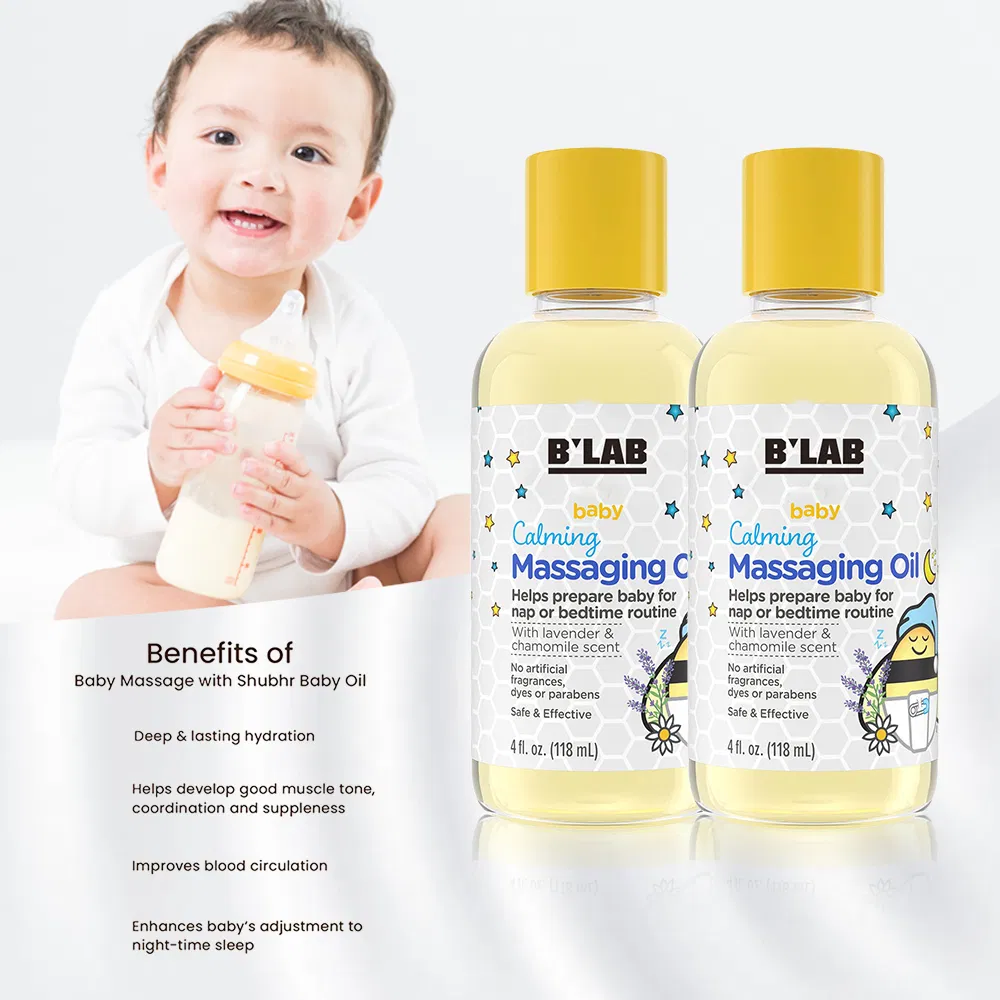 Premium OEM ODM Chamomile and Lavender Baby Calming Massage Oil