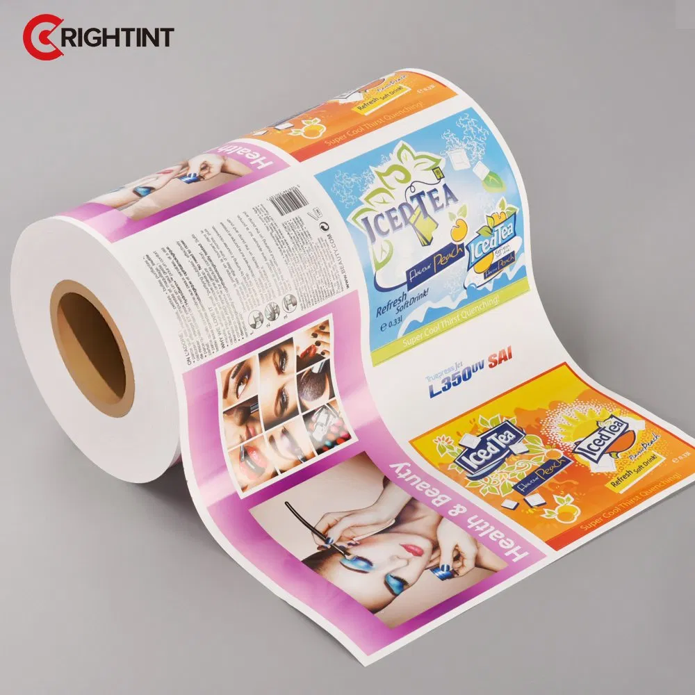 Glossy White BOPP Roll for UV Inkjet Beverage Bottle Vinyl Sticker