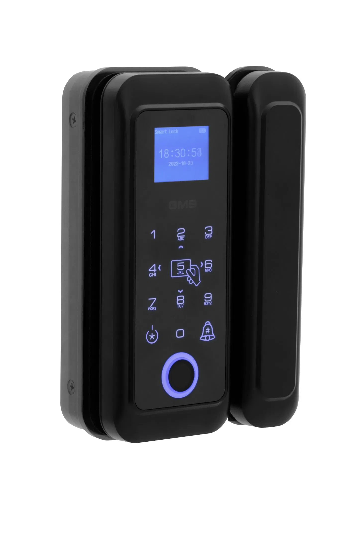 High Security Fingerprint/RFID Card/WiFi/Tuya/TT APP Digital Smart Glass Door Lock (254)