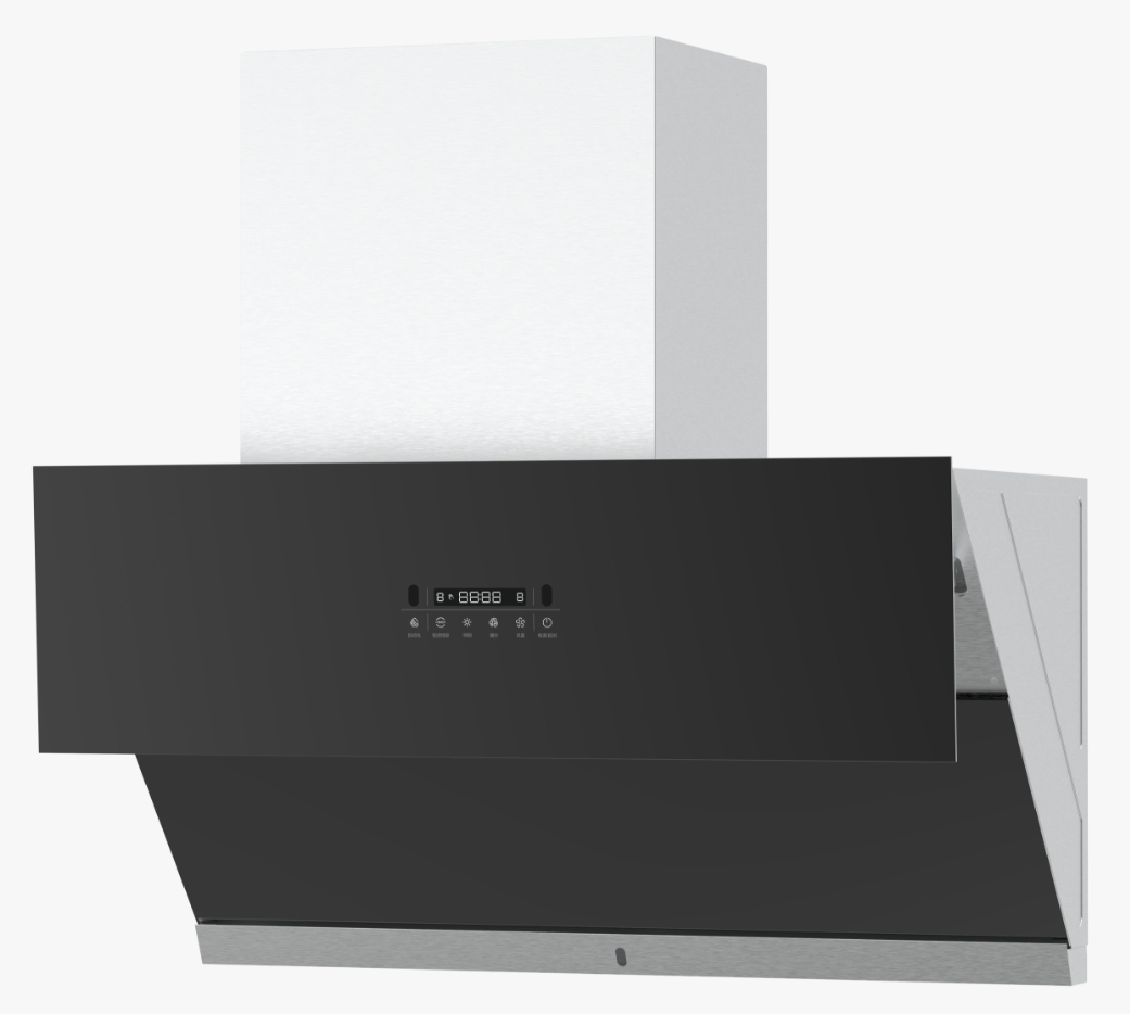 Factory-Made Black/White Side-Suction Cooker Range Hood