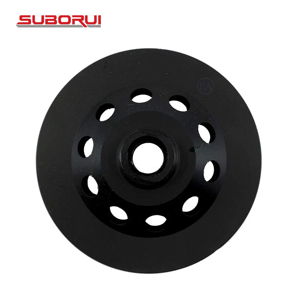 Suborui OEM 4/4.5/5in Turbo Concrete Grinding Cup Wheel Diamond Grinding Wheel Abrasive Tools Grinding Polishing Disc for Brick Masonry