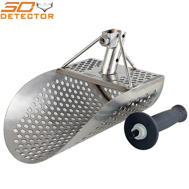 Light Weight Handheld Metal Detector Gold Digging Tool Stainless Steel Sand Scoop