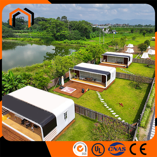 Custom Modular Residential Garden Pods Luxury Camping Pods Container Residential Apple Cabin