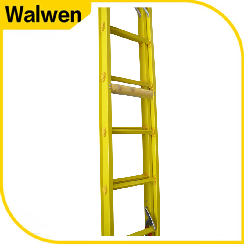 Made in China Safety Use Entire Fiberglass Fully Insulated Extension Ladder