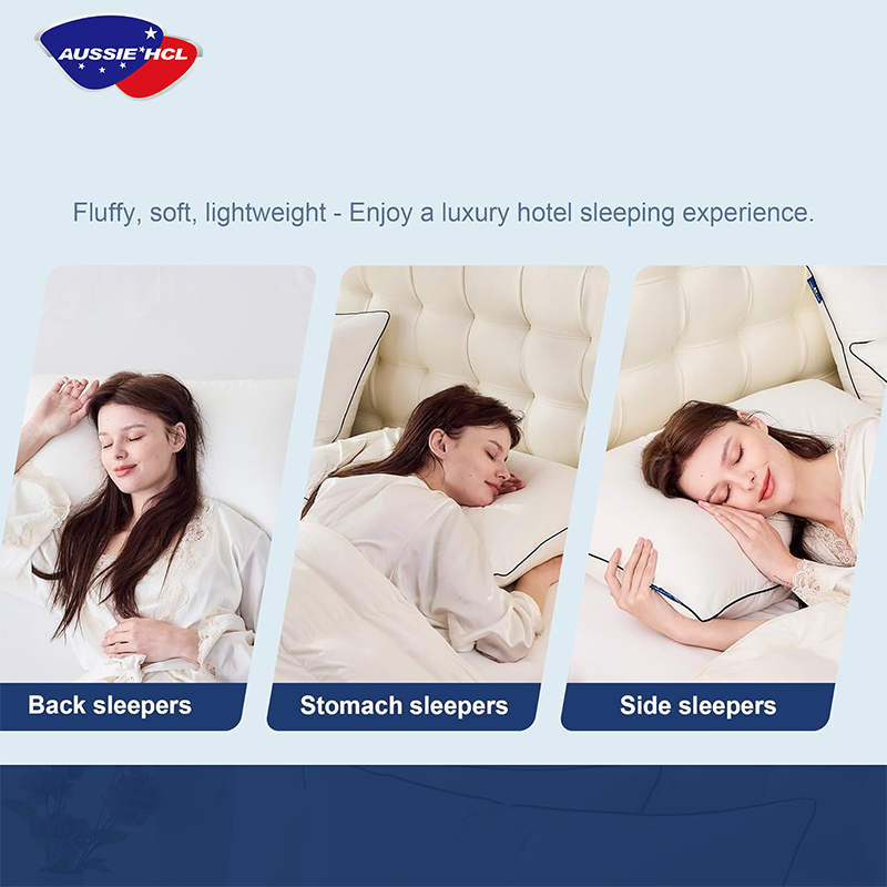 Factory Direct Sales Queen Size Soft Memory Foam Bed Pillow Polyester Pillow